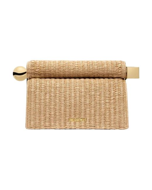 Clutches Jacquemus de color Natural
