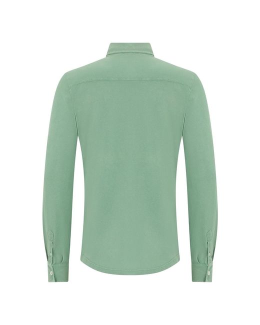 Fedeli Green Casual Shirts for men
