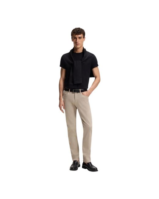 Boss Natural Slim-Fit Trousers for men