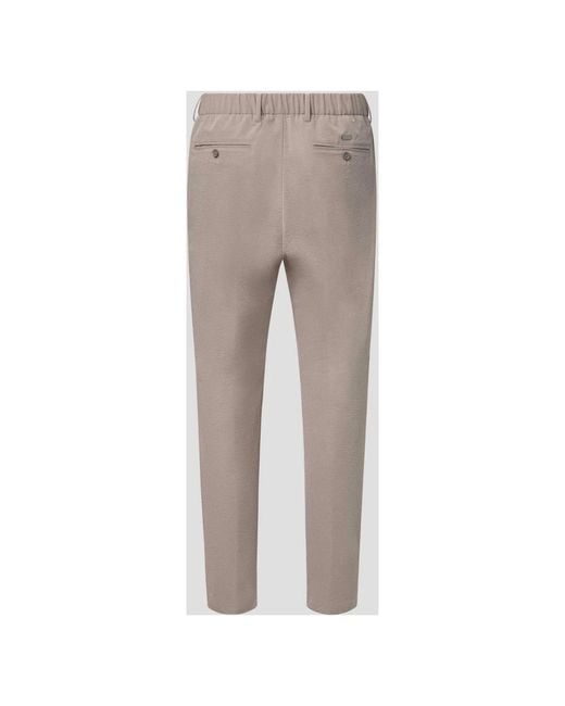 Herno Gray Suit Trousers for men
