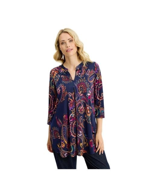 Blouses iN FRONT de color Blue