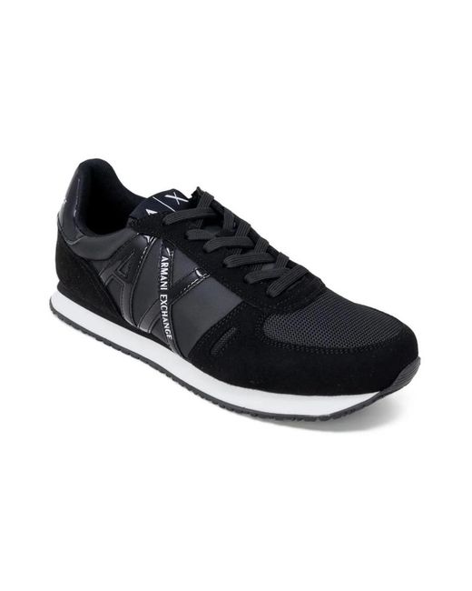 ARMANI EXCHANGE Black Sneakers