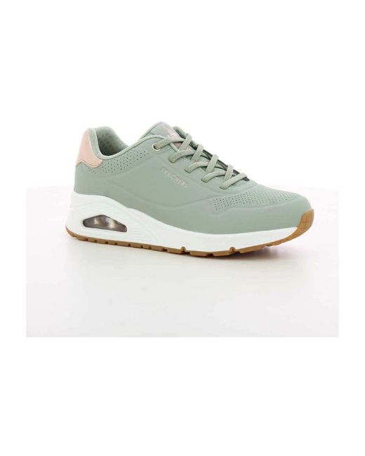 Skechers Gray Grüne Damenschuhe