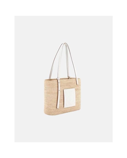 Loewe White Shopping Bags