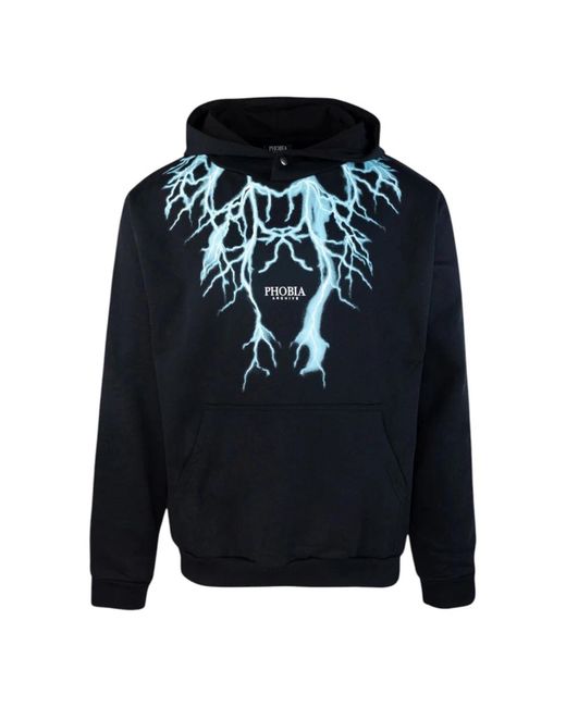 PHOBIA ARCHIVE Blue Hoodies for men