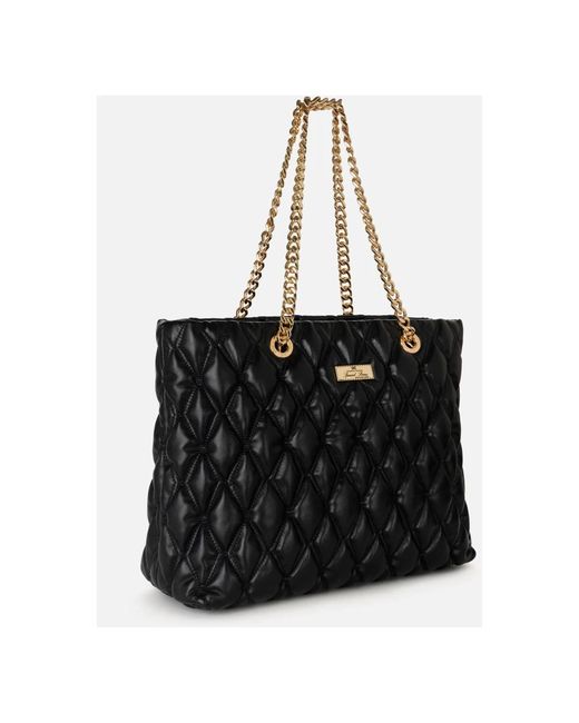 Elisabetta Franchi Black Shopping Bags