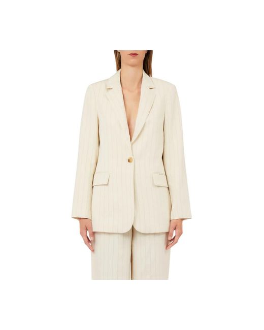 Liu Jo Natural Blazers