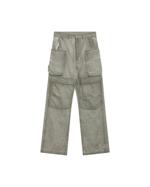 Rick Owens Gray Straight Jeans for men
