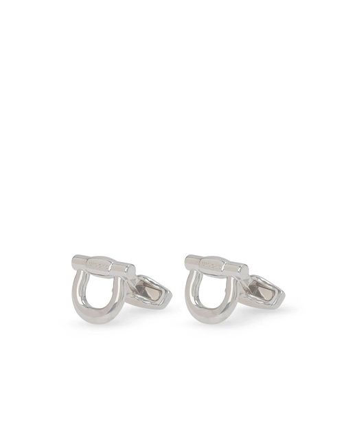 Ferragamo Metallic Cufflinks & Tie Clips for men