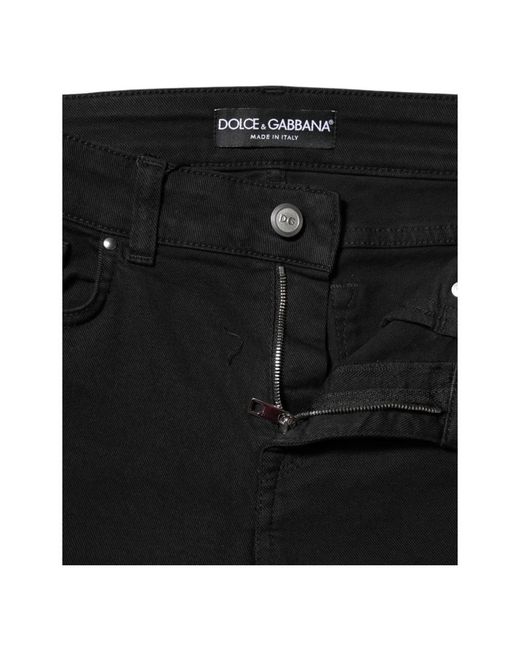 Dolce & Gabbana Black Skinny Fit Jeans