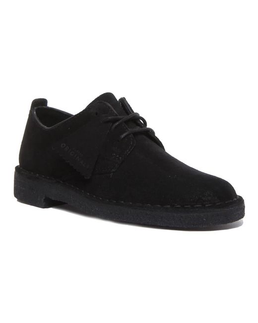 Clarks Black Laced Shoes