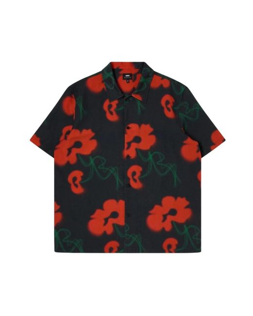 Edwin Aop Voile Shirt in het Black voor heren