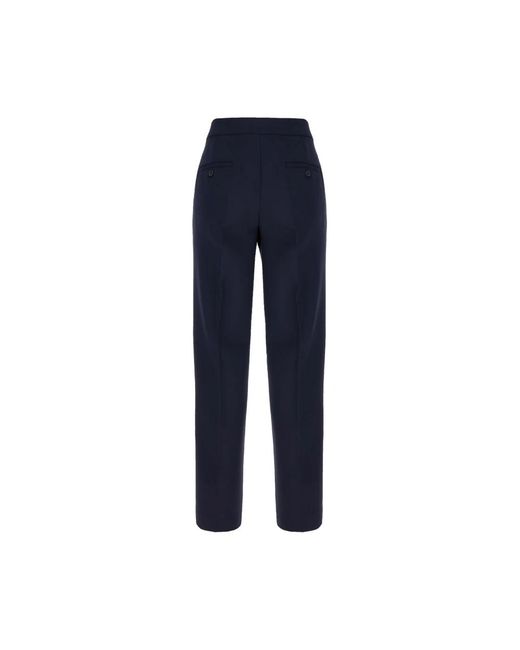 Max Mara Blue Slim-Fit Trousers