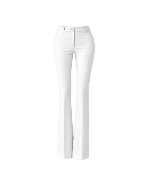 Liu Jo White Wide Trousers