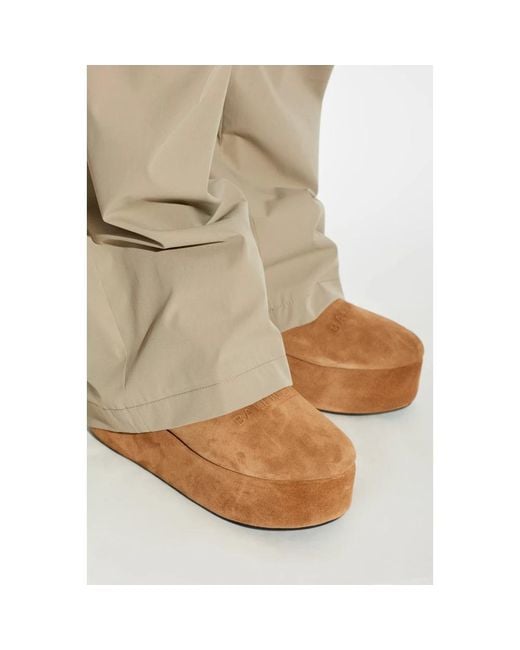 Balenciaga Brown Winter Boots