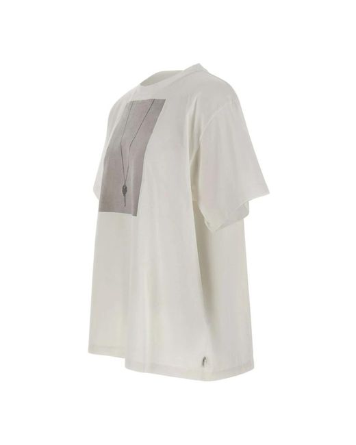 MM6 by Maison Margiela Gray T-Shirts for men