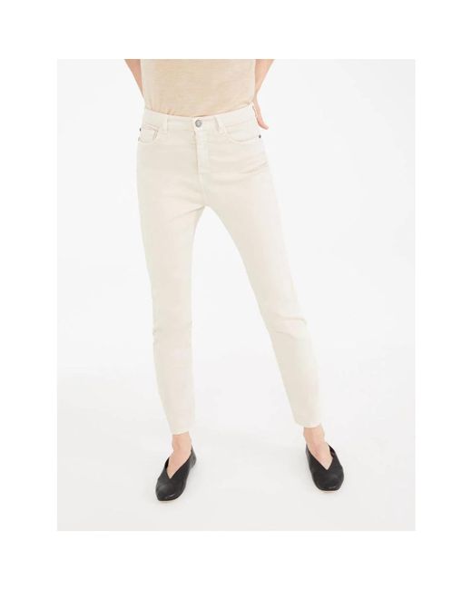 Max Mara White Slim-Fit Jeans