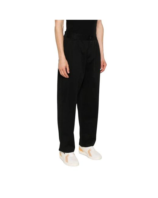 Carhartt Black Straight Trousers for men