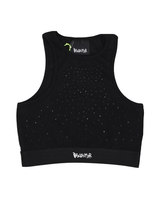 Sleeveless Tops di DISCLAIMER in Black
