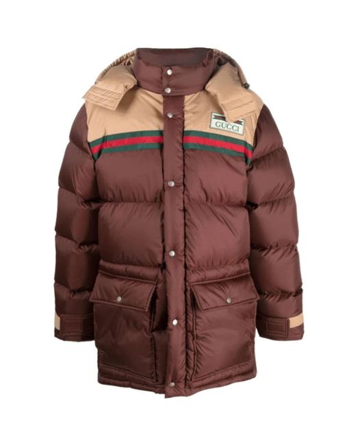 Gucci Brown Down Jackets for men