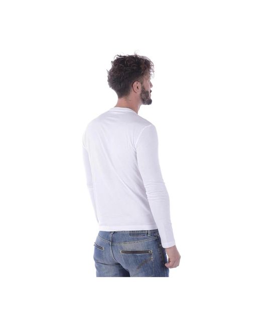 EA7 Stylischer sweater pullover für männer in White für Herren