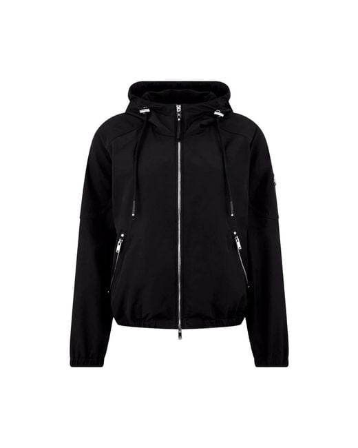 Moose Knuckles Black Bomber Jackets