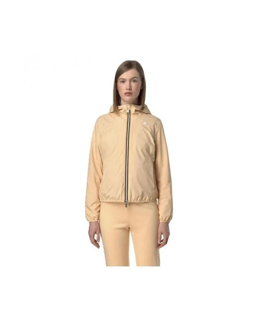 K-Way Light Jackets in het Natural