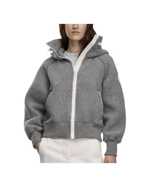 Canada Goose Gray Zip-Throughs