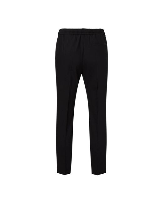 Calvin Klein Black Slim-Fit Trousers for men