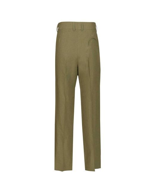 Blazé Milano Green Straight Trousers