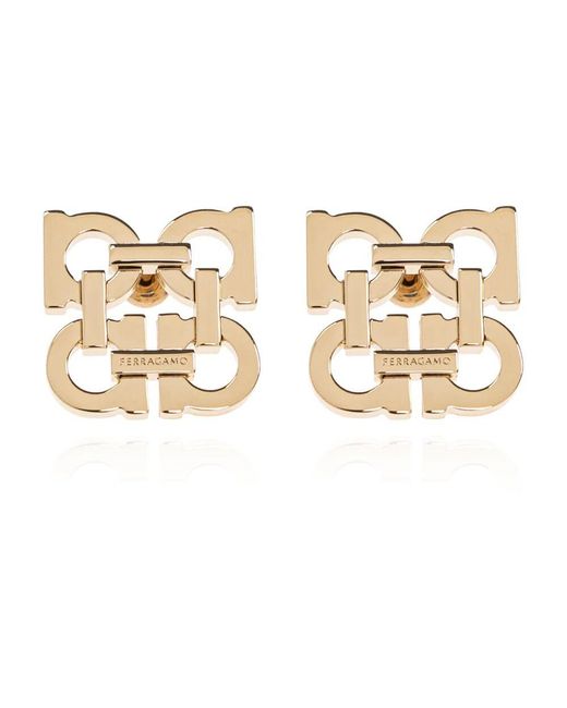 Ferragamo Metallic Ohrringe