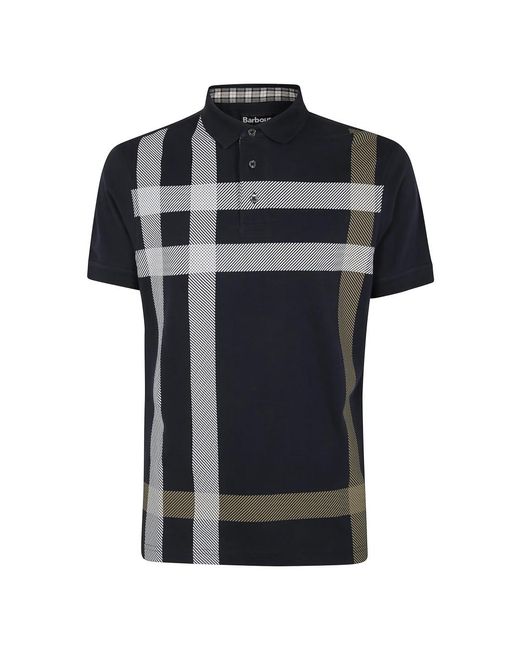 Barbour Black Polo Shirts for men