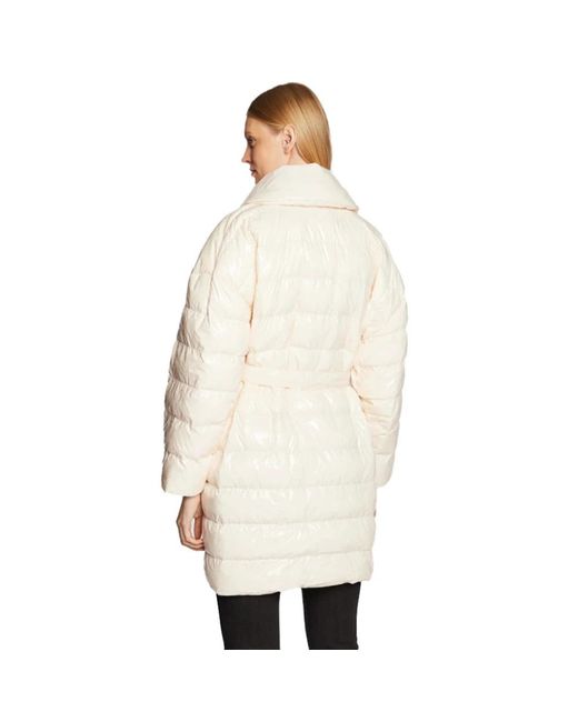 Pinko White Winter Jackets