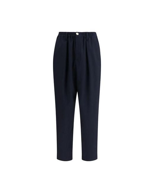 Marni Blue Wool Oves Aries Casual Pants for men