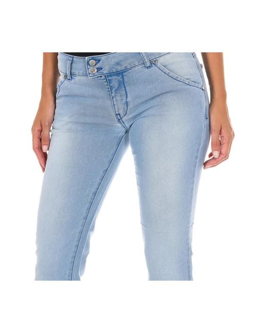 Met Blue Cropped Jeans