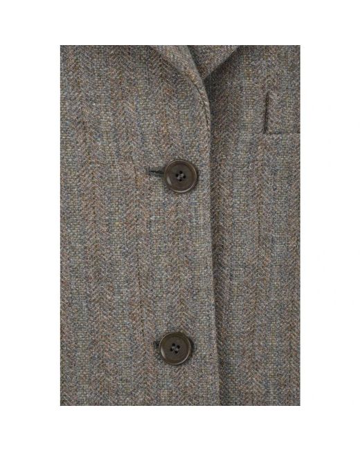 Aspesi Gray Single-Breasted Coats