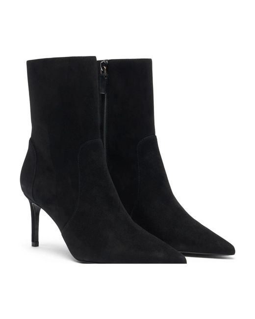 Stuart Weitzman Black Heeled Boots