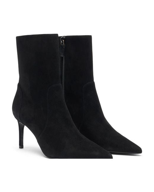 Stuart Weitzman Black Heeled Boots