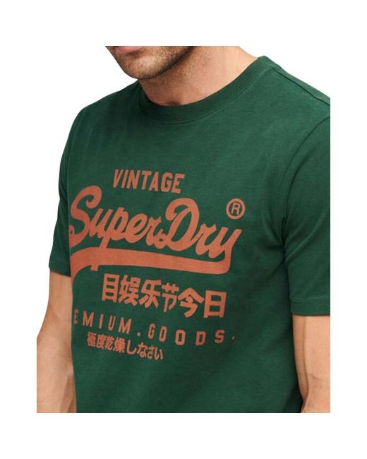 T-Shirts Superdry de hombre de color Green