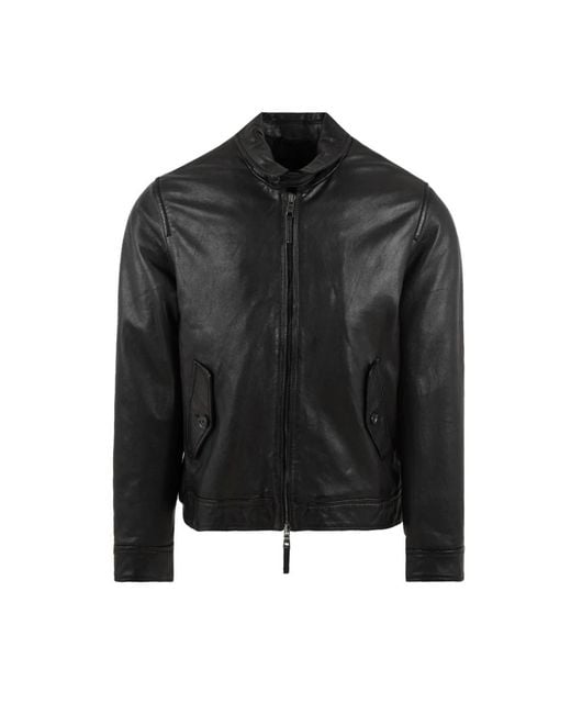 The Jack Leathers Black Leather Jackets for men
