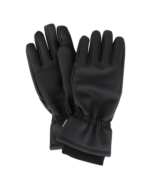 Gloves di Rains in Black da Uomo