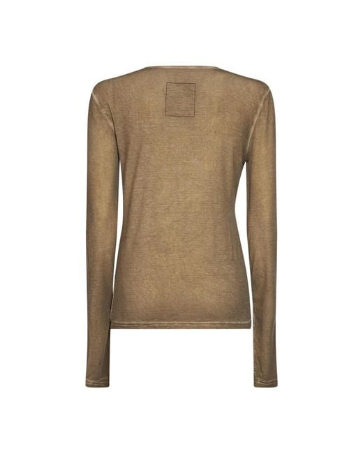 Uma Wang Green Long Sleeve T-Shirts
