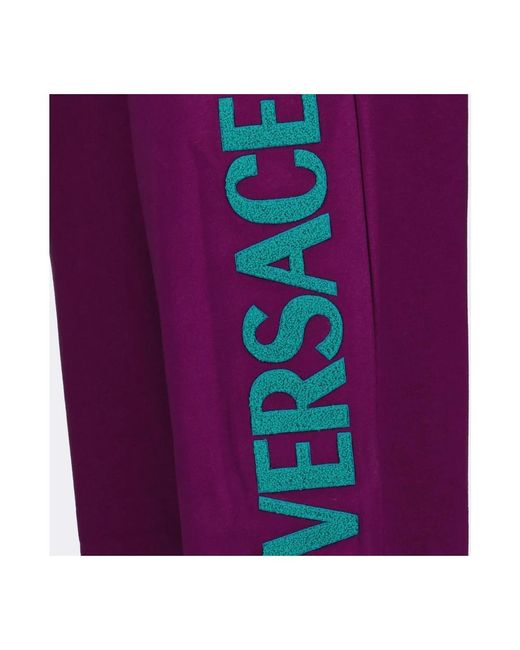 Versace Logo jogginghose in Purple für Herren