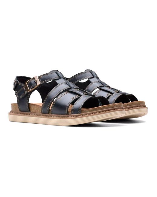 Flat Sandals di Clarks in Blue