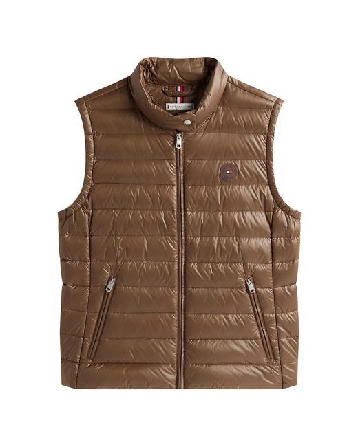 Vests di Tommy Hilfiger in Brown