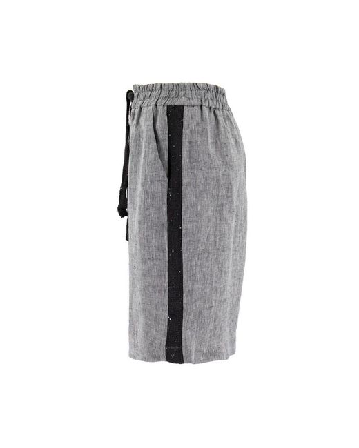 Midi Skirts di Le Tricot Perugia in Gray