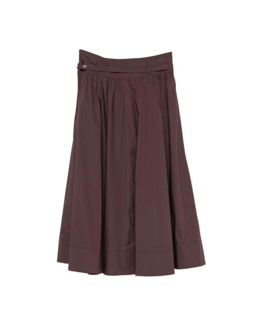 Liu Jo Brown Midi Skirts