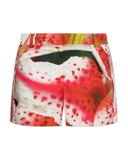 Tory Burch Short Shorts in het Red