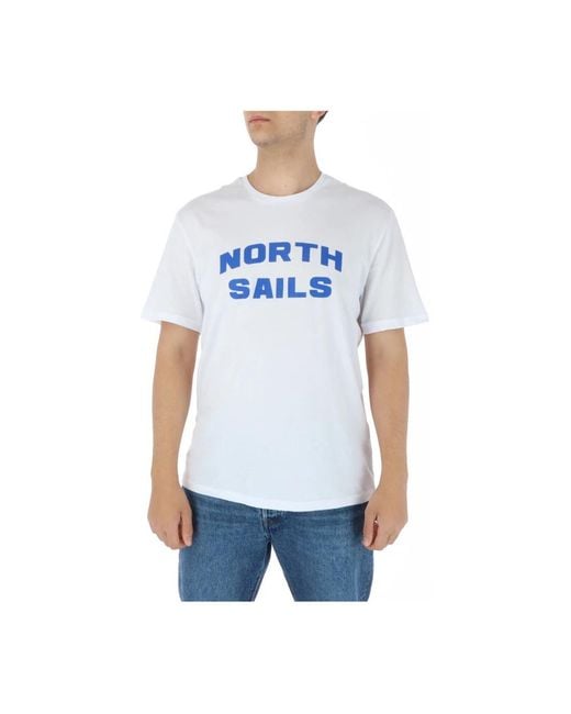 North Sails Blue T-Shirts for men