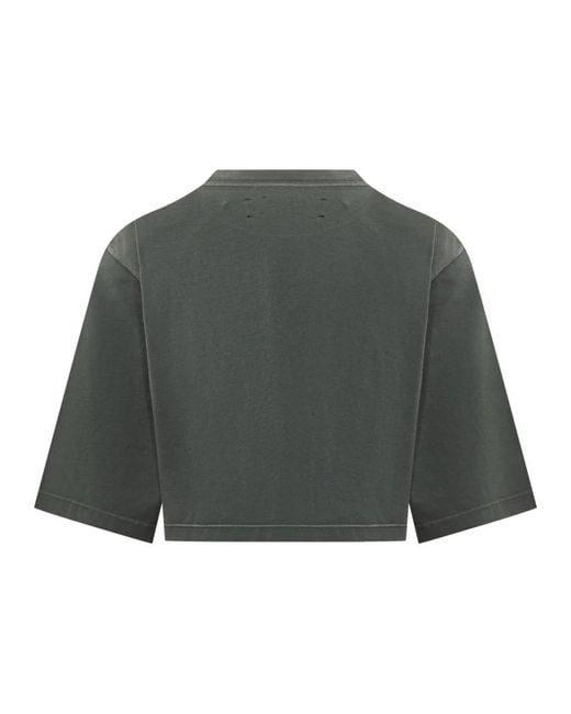 Amiri Cropped Tee in het Gray